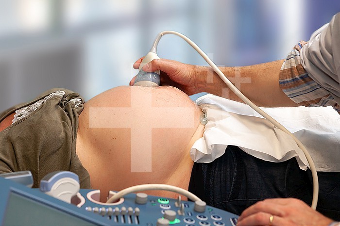 End of pregnancy ultrasound