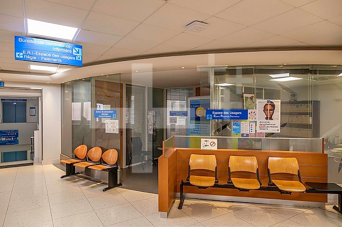 North Hall consultation office of a hospital center.