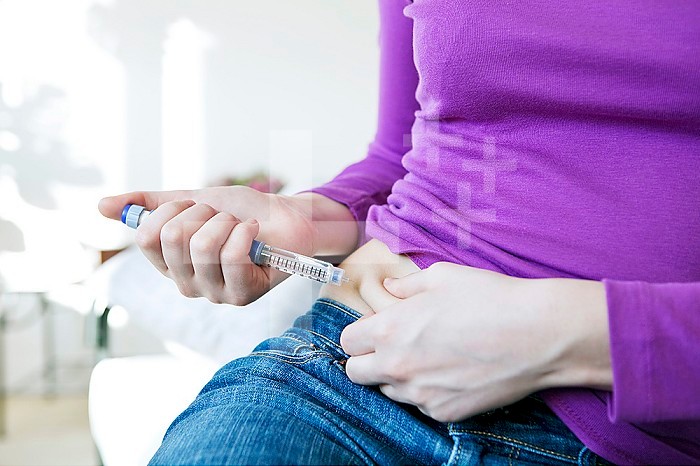 TREATING DIABETES IN A WOMAN