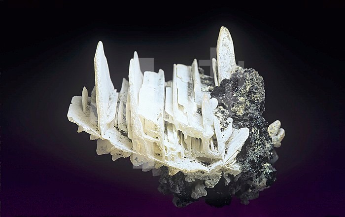 Hydrocerussite crystals, Tsumeb Mine, Namibia, Africa.