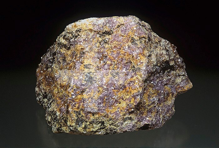 Pegmatite Granite with Lepidolite Mica.