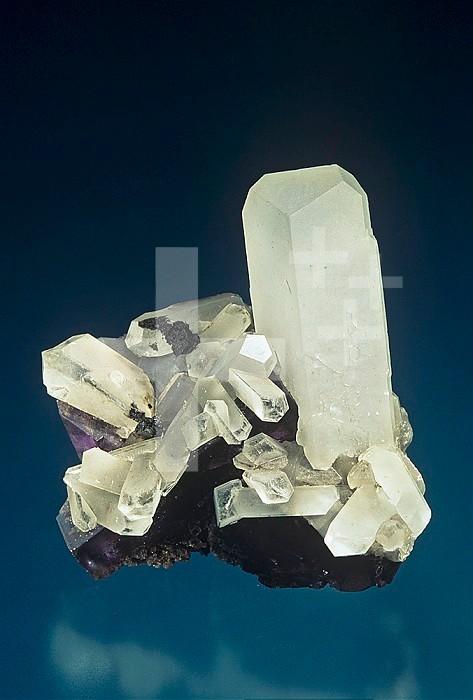 Celestite crystals, Illinois, USA.