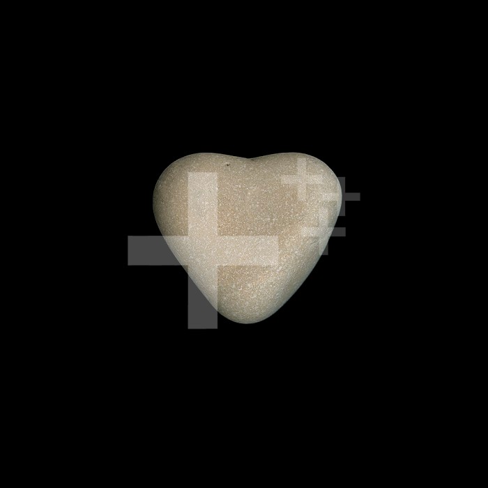 A small heart shaped stone, Michigan.