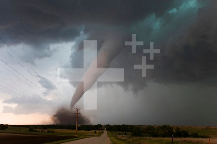 Tornado near Zurich, Kansas.