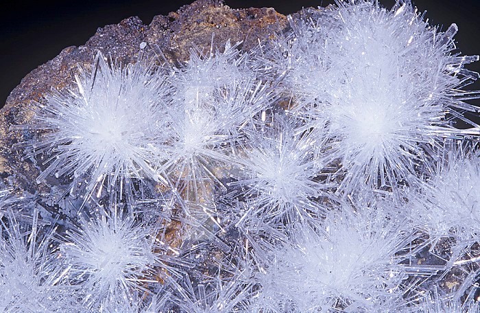 Selenite crystals, a variety of Gypsum (CaSO4.2H2O), Spain.