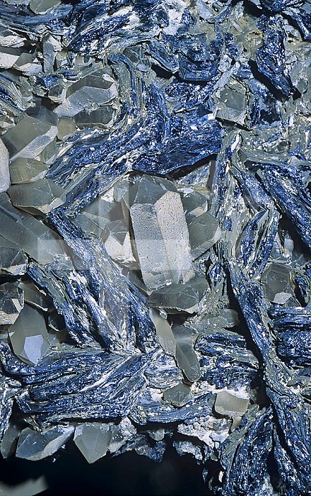 Molybdenite crystals with Quartz.