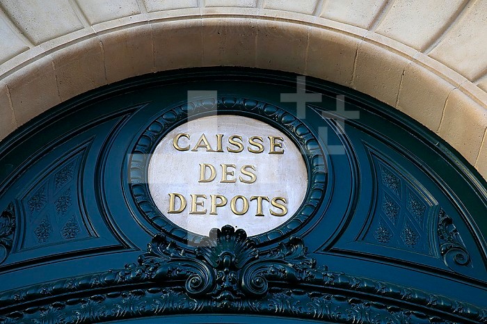 Deposit and consignments fund. A french finanzial organization.