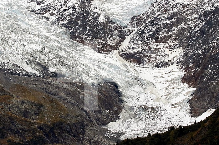 French Alps. Bionnassay glacier.